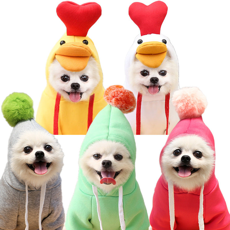 Kaba Studio™ Pet Winter Hoodie – Cute Warm Costume for Dogs