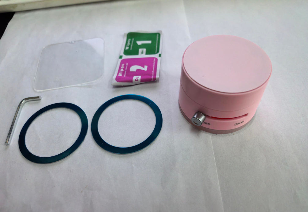 Kaba Studio™ Foldable Magnetic Vacuum Car Phone Holder – Strong Suction Cup Mount