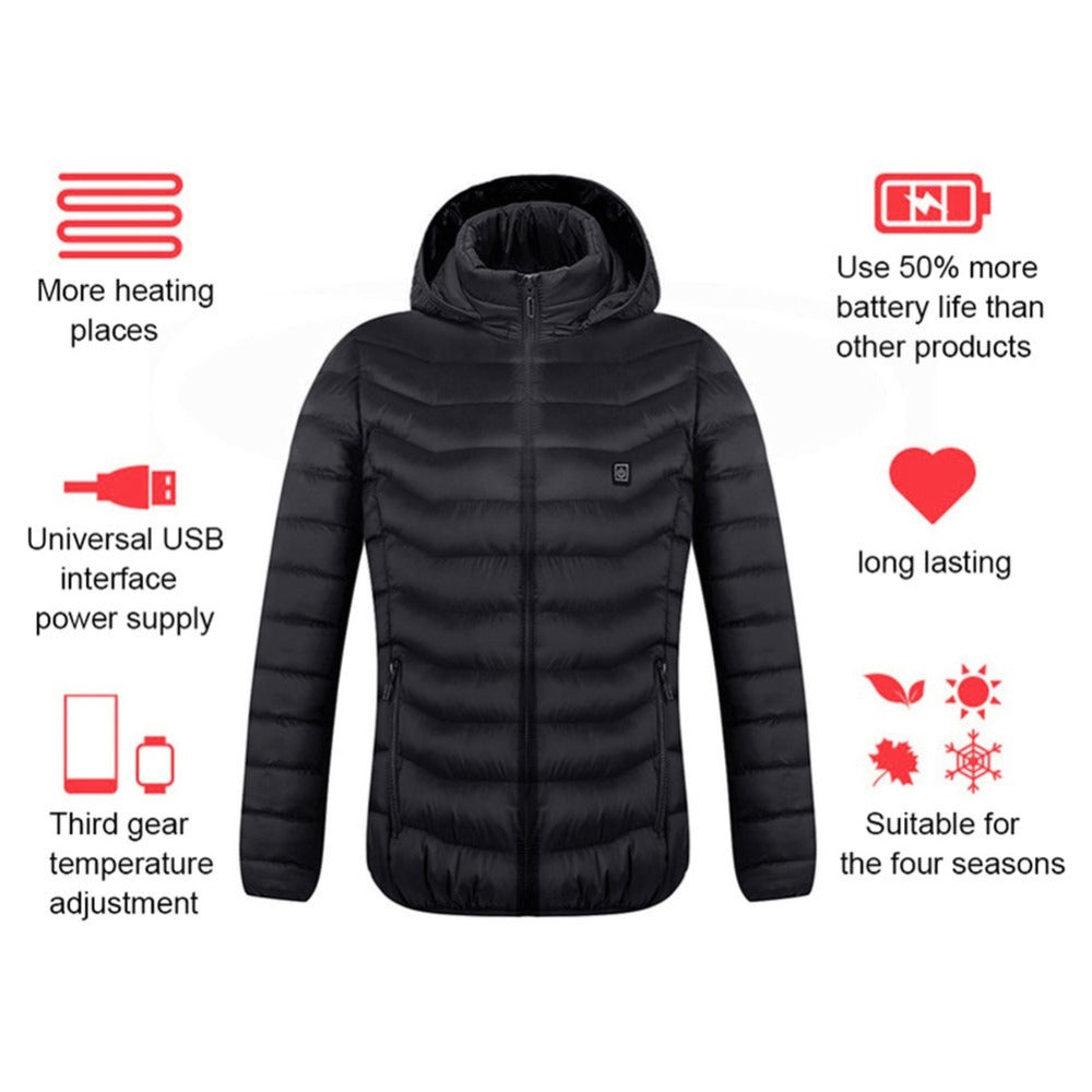 Kaba Studio™ Heated Jacket – USB Electric Winter Coat