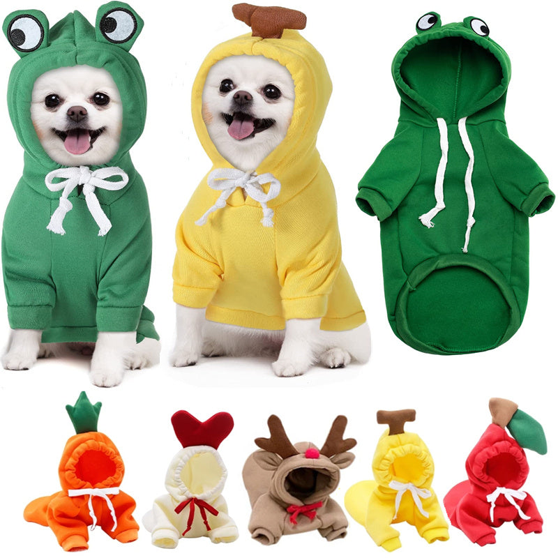 Kaba Studio™ Pet Winter Hoodie – Cute Warm Costume for Dogs