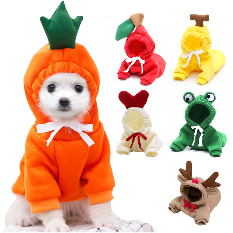 Kaba Studio™ Pet Winter Hoodie – Cute Warm Costume for Dogs